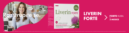 Razstrupite se. Liverin forte. Formula za 3 mesece